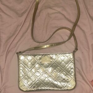 Kate Spade Metallic Gold Crossbody Bag